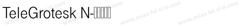 TeleGrotesk N字体转换
